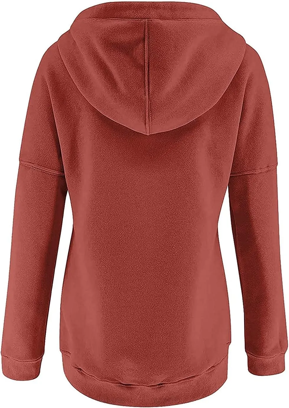 2023 Fashion Hoodies for Women Drawstring Long Sleeve Casual Sweatshirts Fall Loose Fit Pullover Tops with Pockets