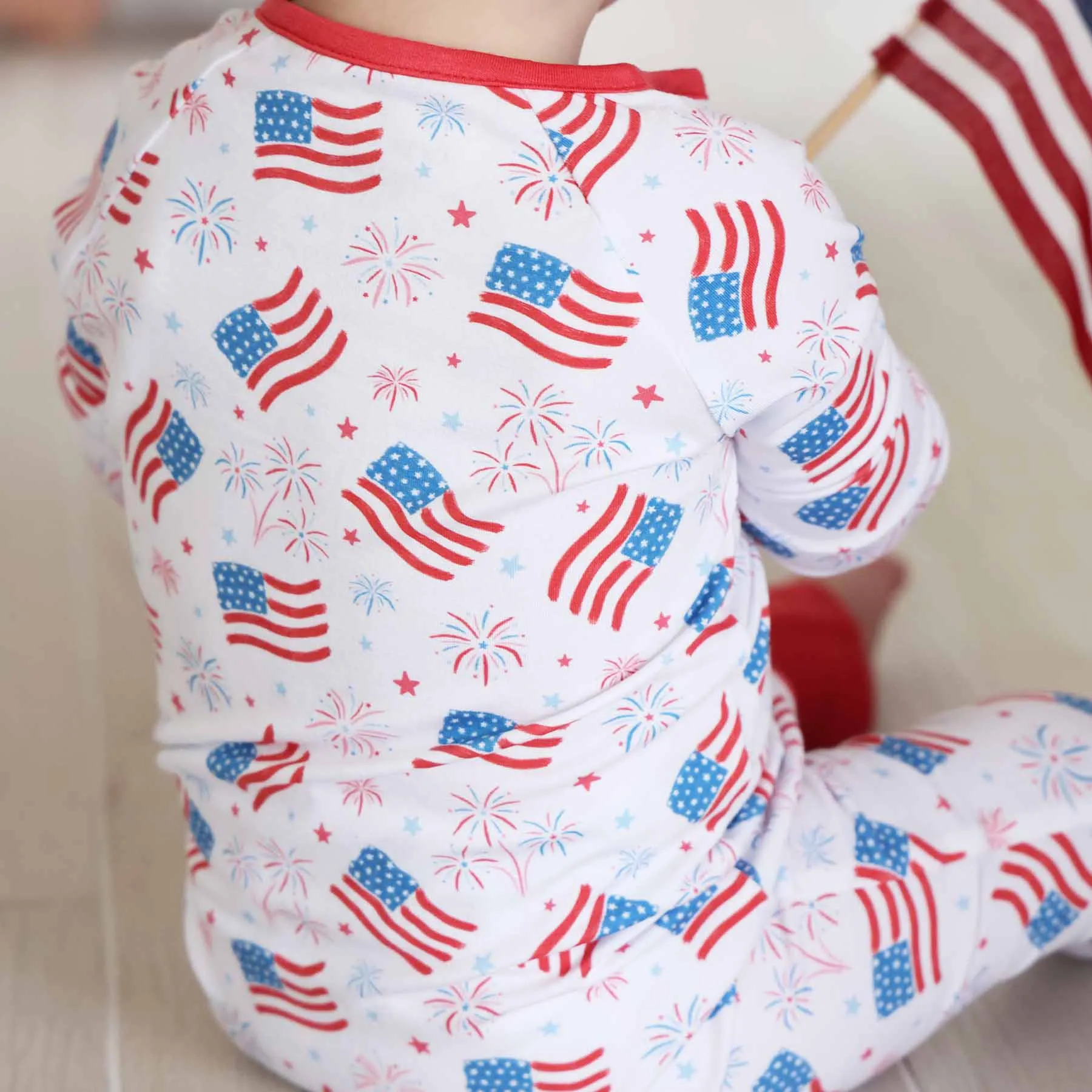 4th of July Convertible Zip Rompers