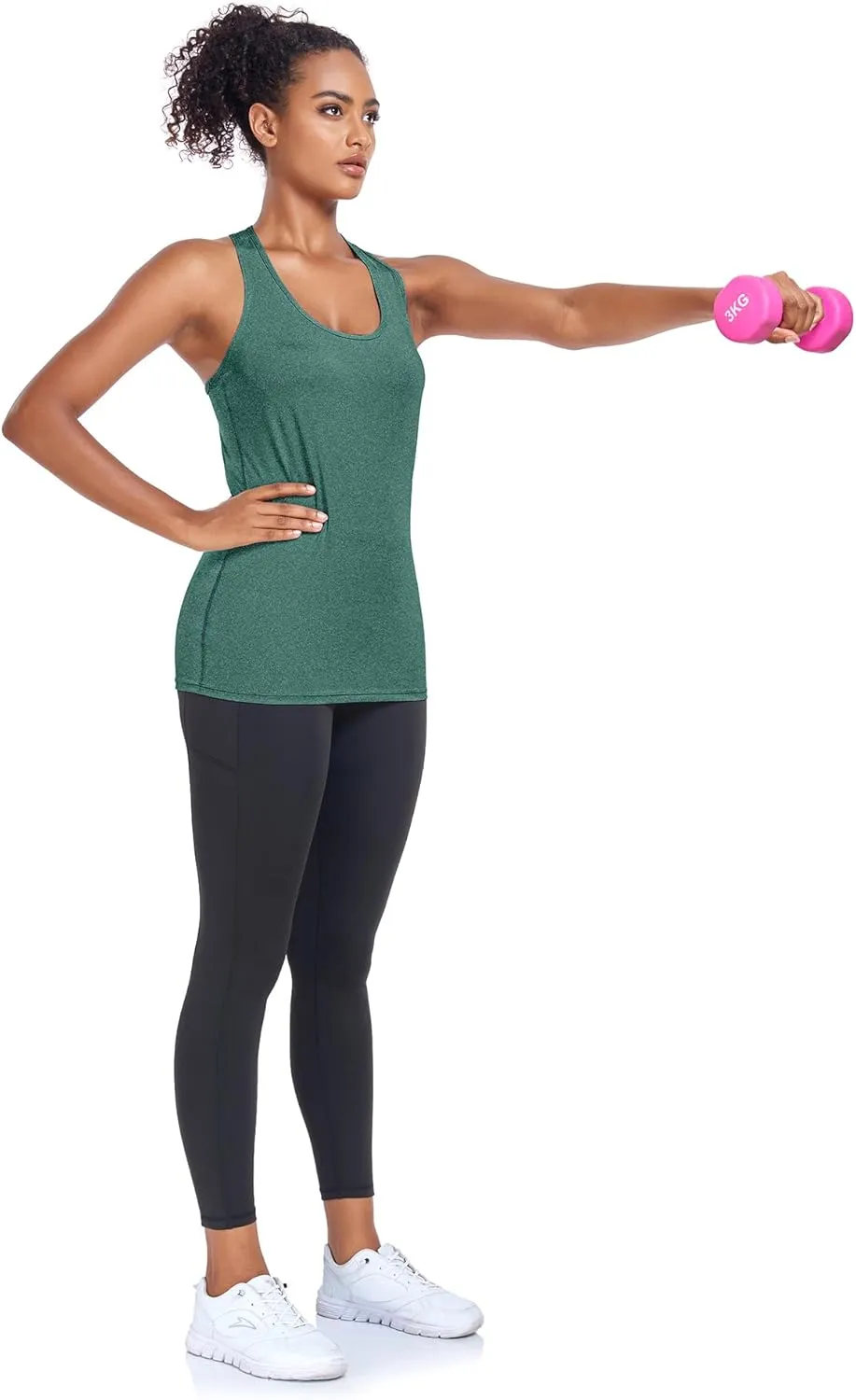 6 or 5 Pack Workout Tank Tops for Women, Athletic Racerback Sports Tank Tops, Compression Sleeveless Dry Fit Shirts
