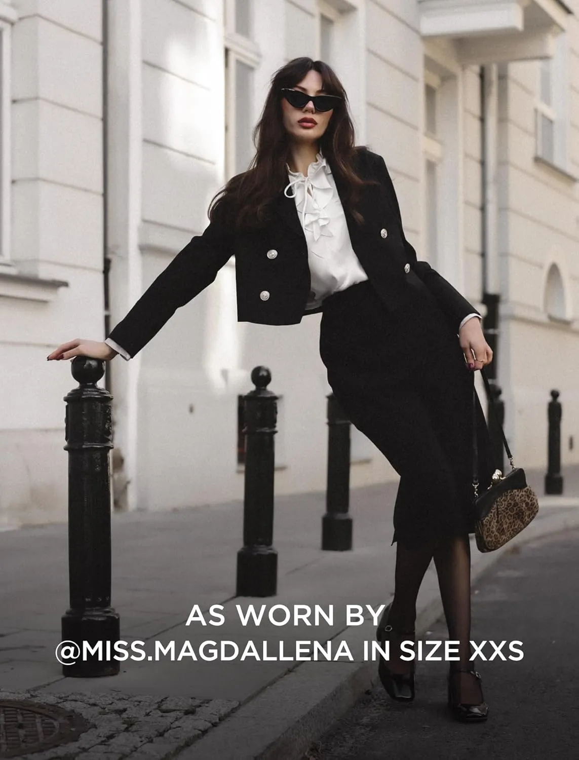 Blazers for Women Bussiness Causal Open Front Long Sleeve Blazer, Black Work Office Blazer Jacksts for Women