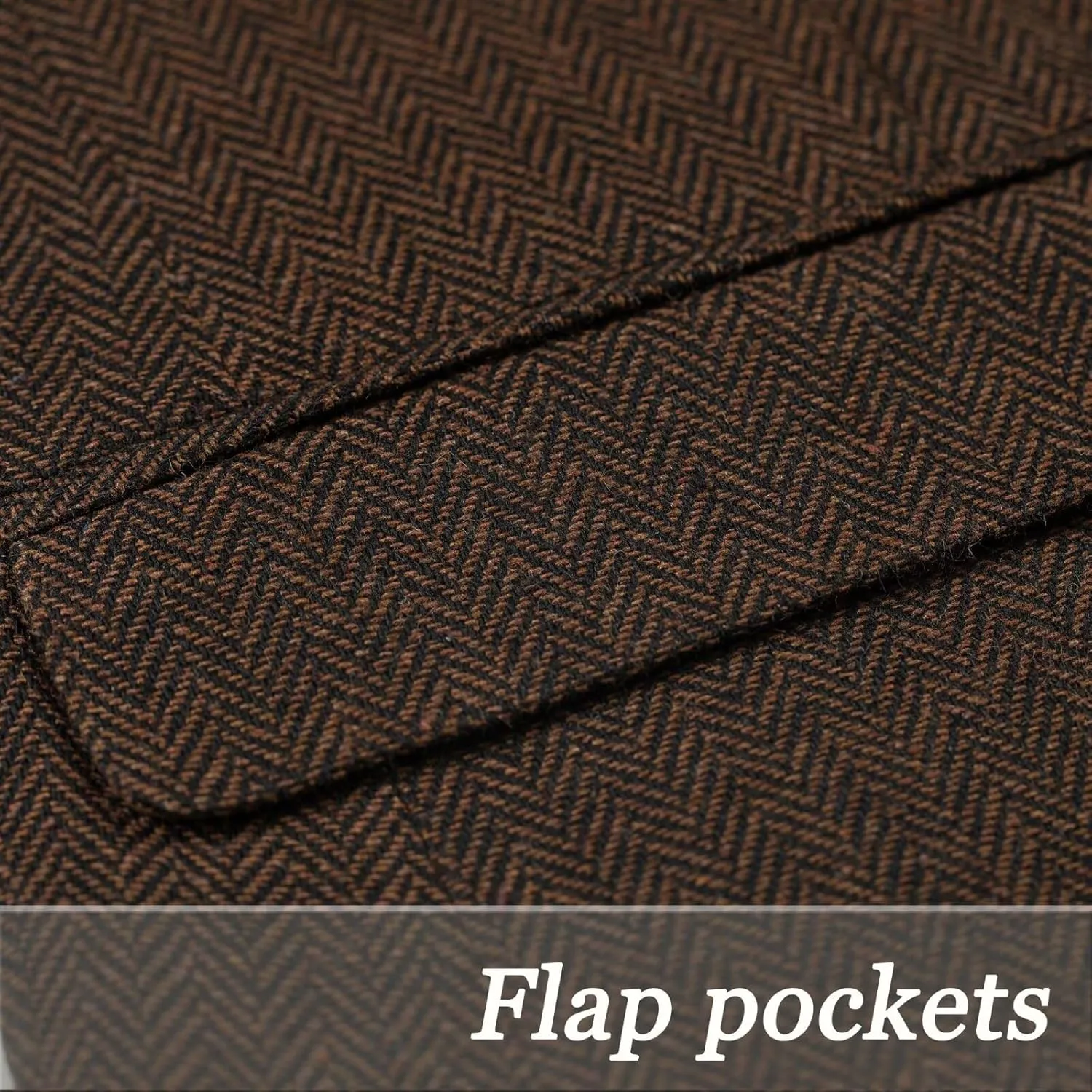 Boys Suit Blazer Tweed Herringbone Jacket Boy Sport Coats Slim Fit Retro Tuxedo Stylish Wedding Party Prom Homecoming