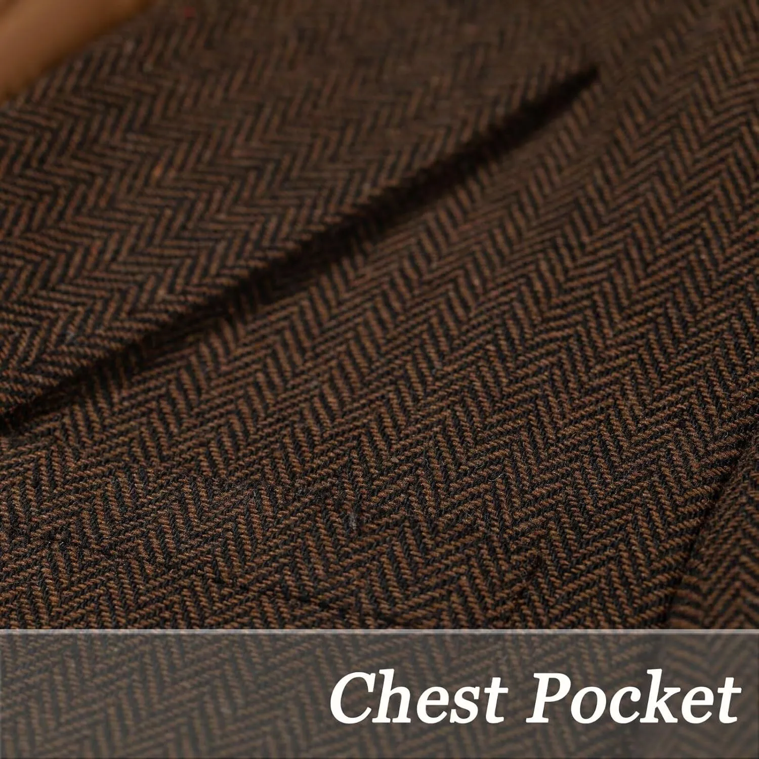 Boys Suit Blazer Tweed Herringbone Jacket Boy Sport Coats Slim Fit Retro Tuxedo Stylish Wedding Party Prom Homecoming
