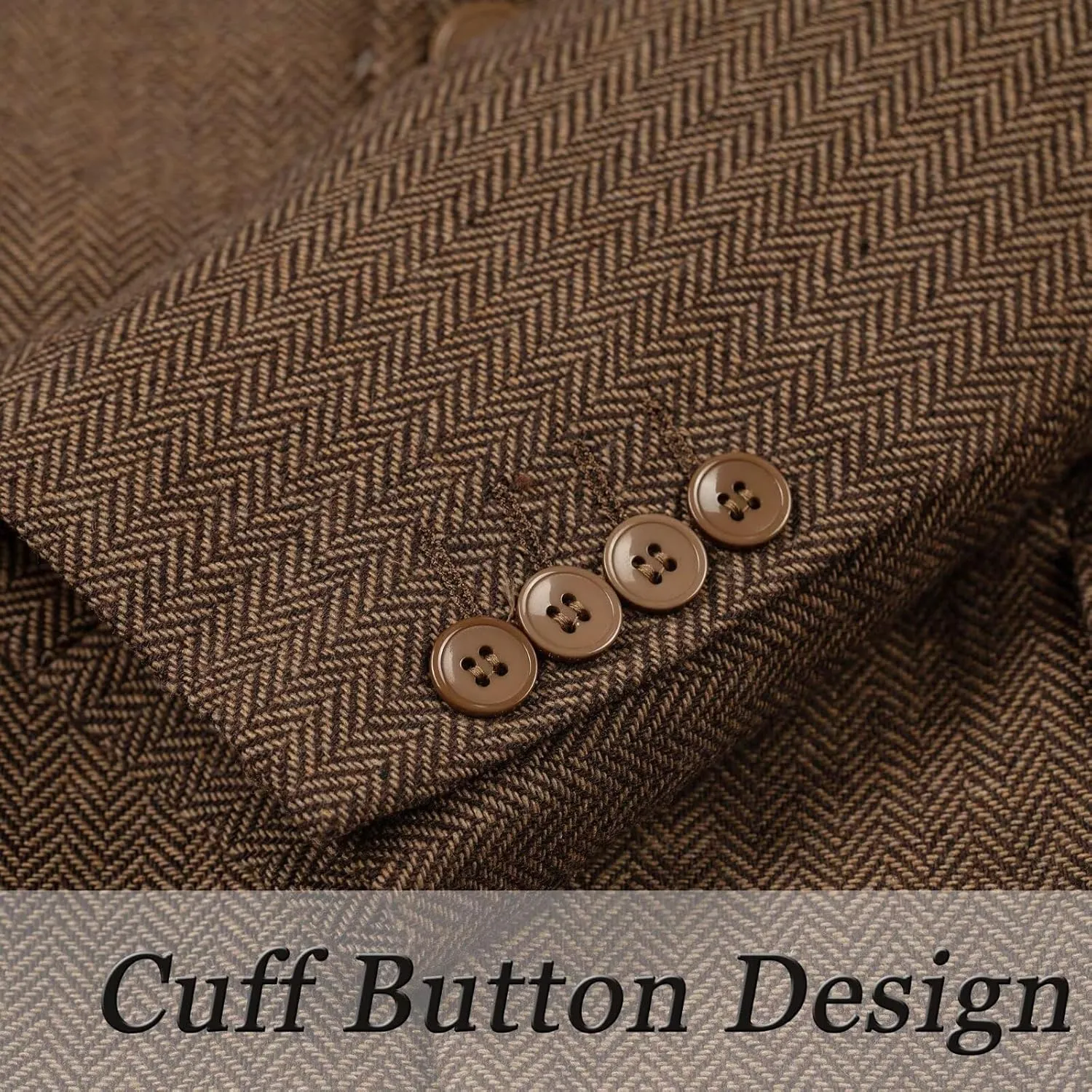 Boys Suit Blazer Tweed Herringbone Jacket Boy Sport Coats Slim Fit Retro Tuxedo Stylish Wedding Party Prom Homecoming