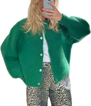 Cardigan Sweaters for Women Y2k Long Sleeve Button Down Knit Cardigans Casual Knit Pullover Fall Outfits Tops