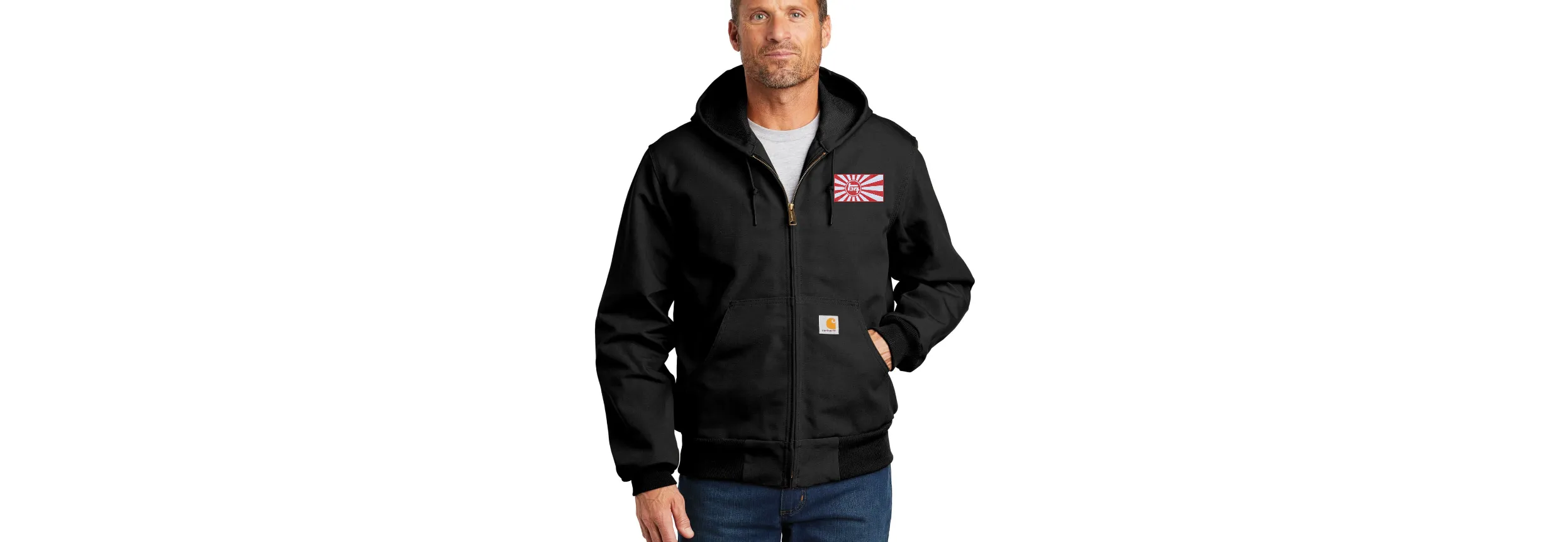 Carhartt Thermal Lined Jacket - Hooded Duck Jacket - Up to 6XL (Tall sizes too)