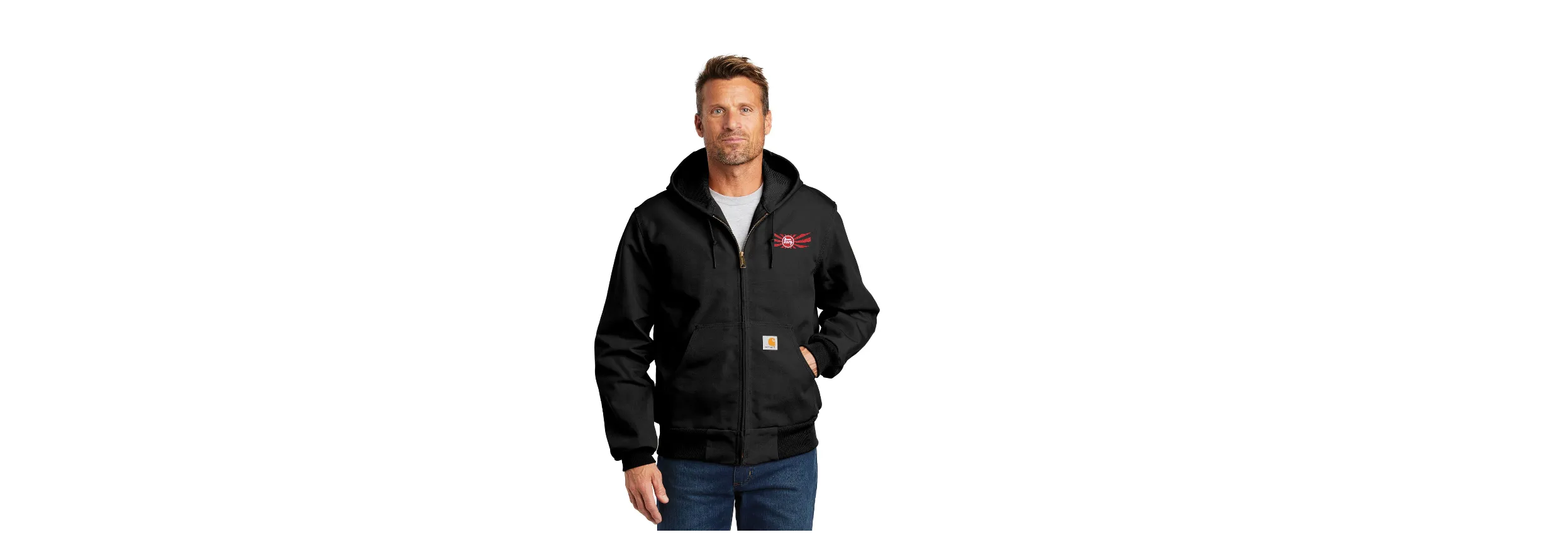 Carhartt Thermal Lined Jacket - Hooded Duck Jacket - Up to 6XL (Tall sizes too)
