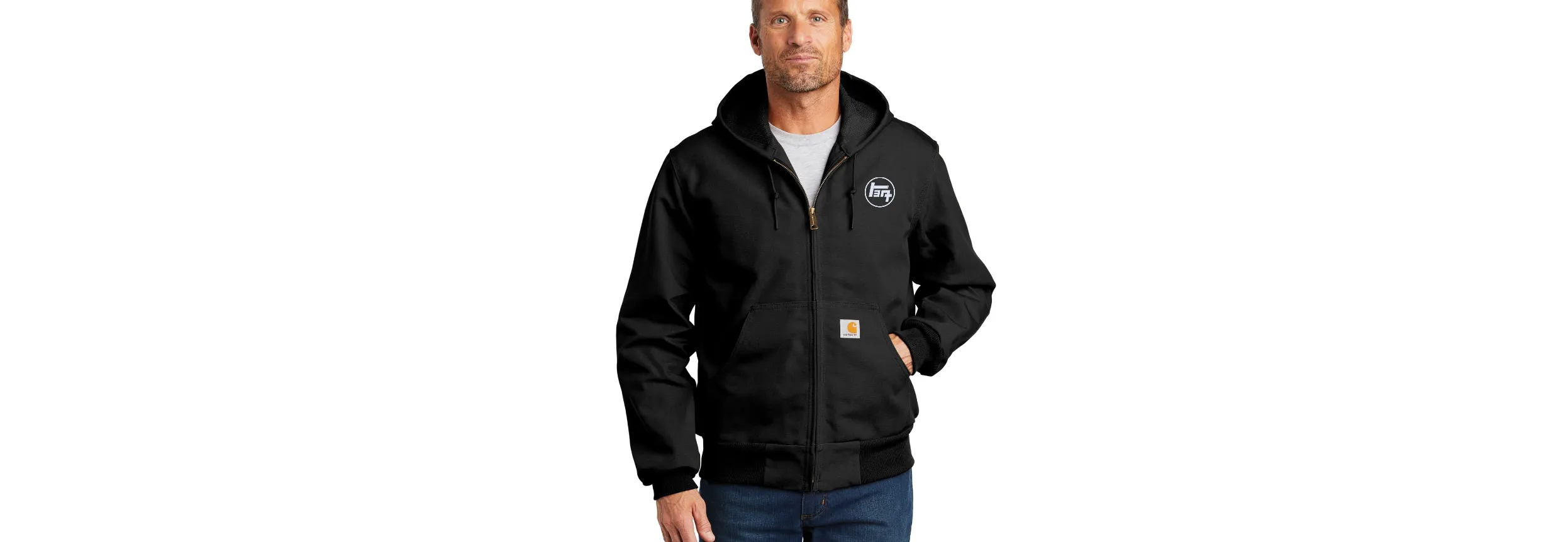 Carhartt Thermal Lined Jacket - Hooded Duck Jacket - Up to 6XL (Tall sizes too)