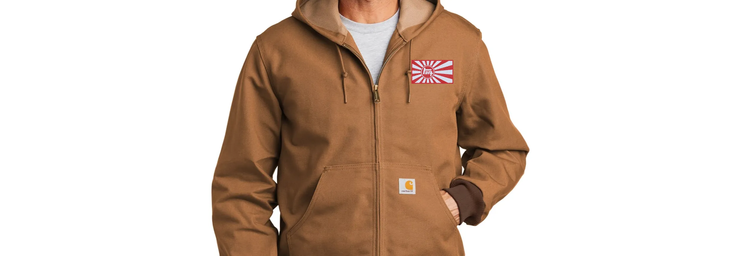 Carhartt Thermal Lined Jacket - Hooded Duck Jacket - Up to 6XL (Tall sizes too)