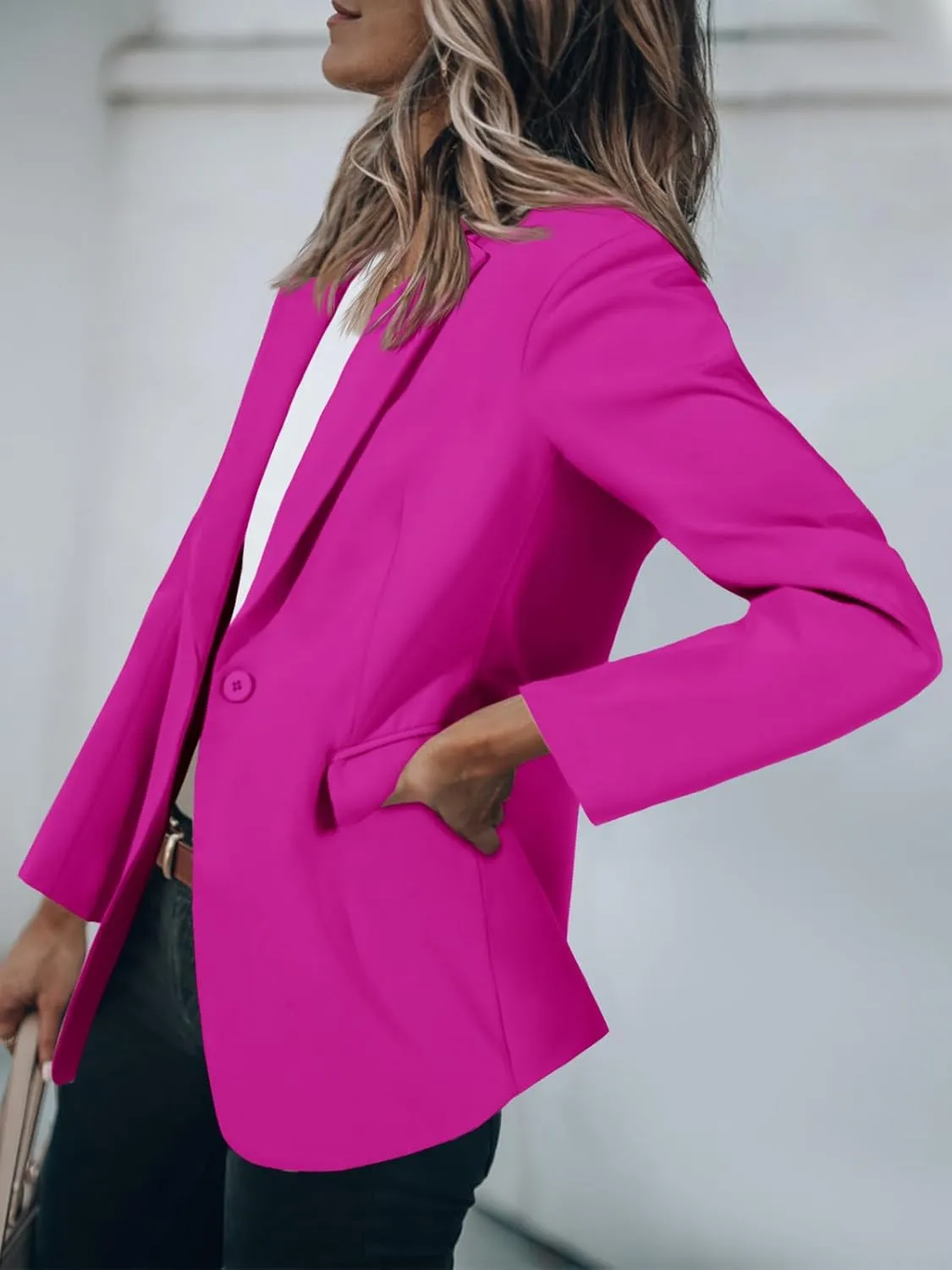 Cicy Bell Womens Work Blazers Long Sleeve Open Front Suit Jackets 2025 Business Casual Outfits