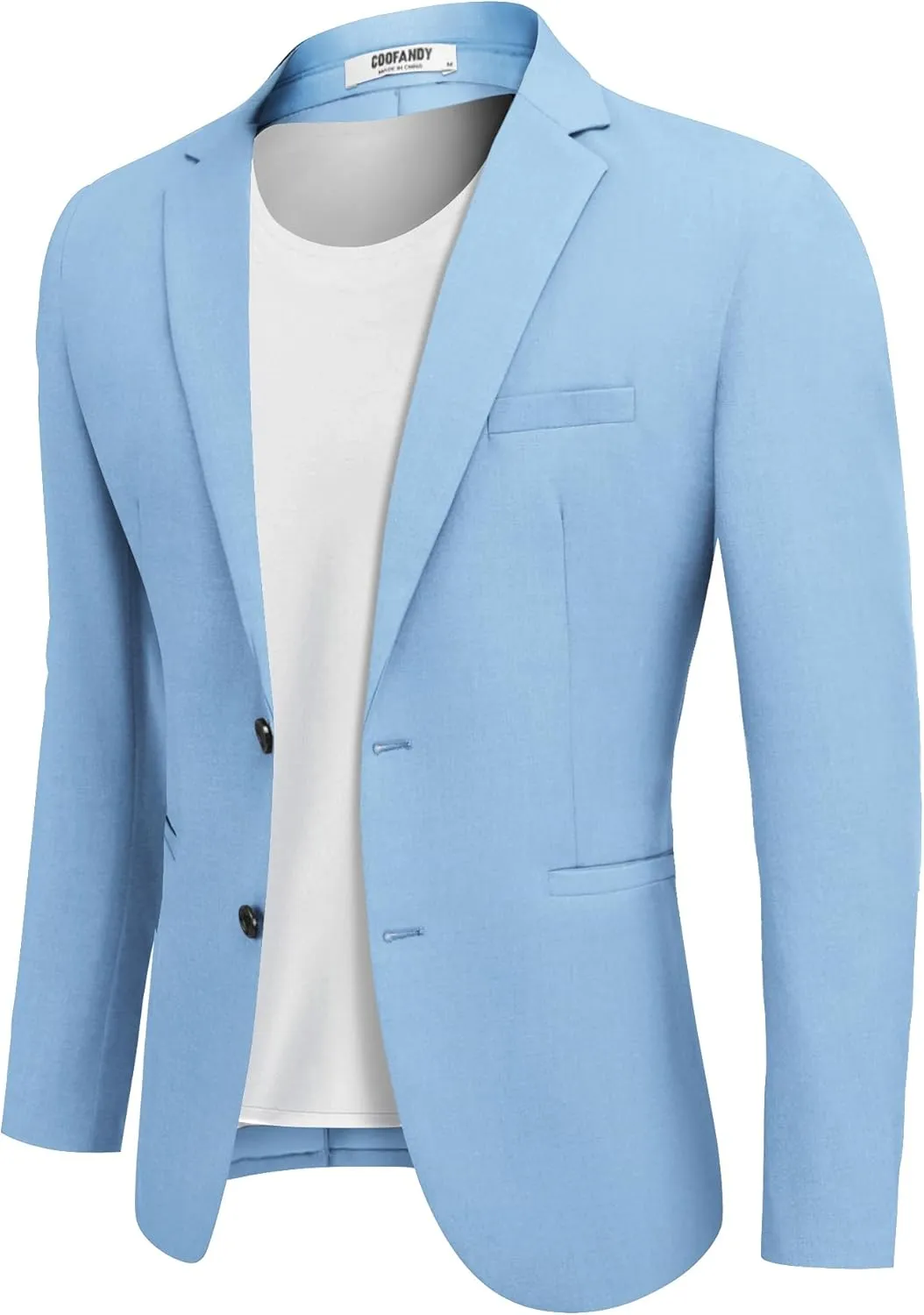 COOFANDY Mens Casual Sport Coat Slim Fit Lightweight Blazers Jacket Two Button Business Suit Jackets