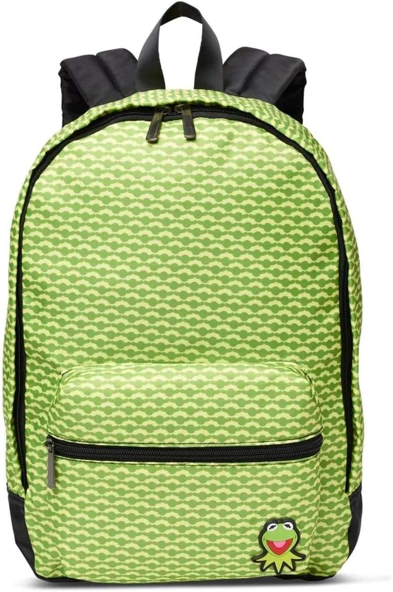 Disney Parks 2023 The Muppets Kermit the Frog Nylon Backpack 15-inch