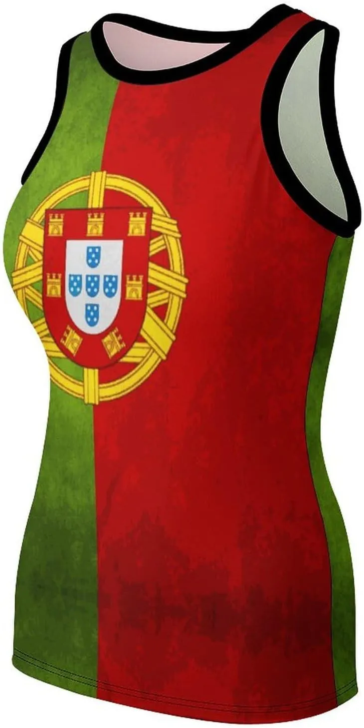 El Salvador Flag Women's Summer Sexy Sleeveless Tank Tops Slim Fitted Unique Basic Workout Camisole