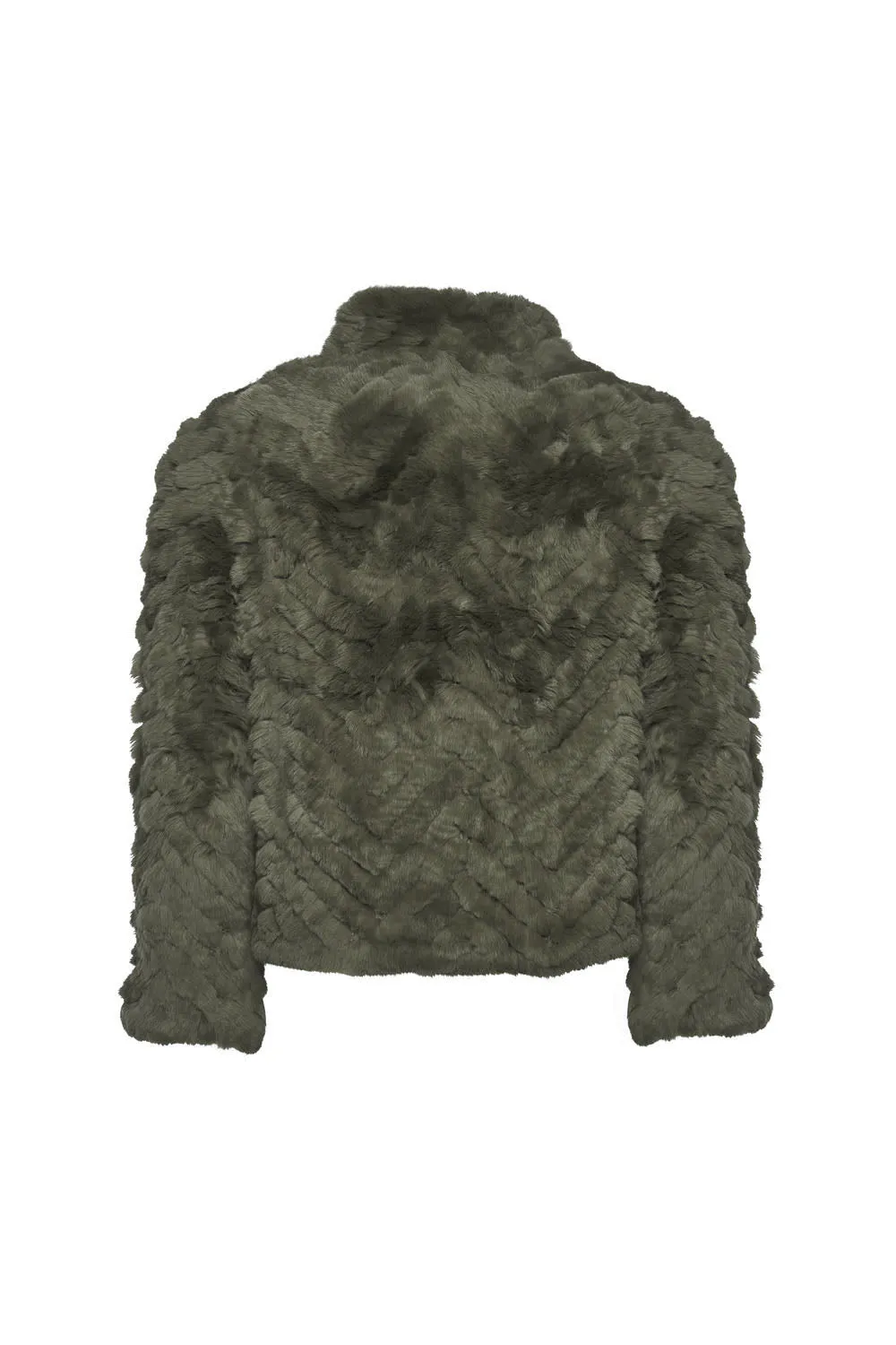 Faith Chevron Jacket | Olive