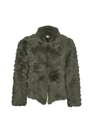 Faith Chevron Jacket | Olive