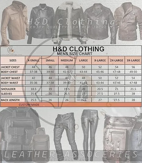 H&D Clothing Mens Brown Leather Long Coat Duster Riding Hunting Steampunk Trench Matrix Coats
