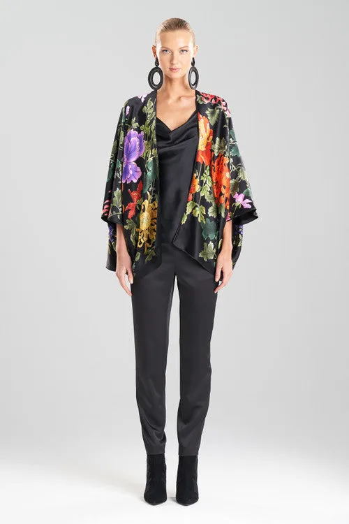 Kairaku Garden Charmeuse Cocoon Silk Topper