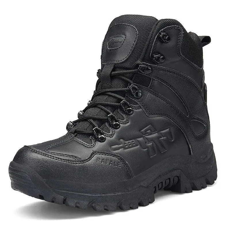 Large Size High Top Outdoor CombatOutdoor Boots Camping Desert Boots