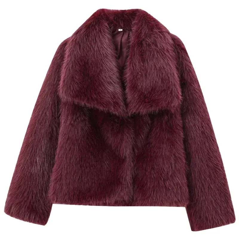 Luxe Faux Fur Glam Jacket
