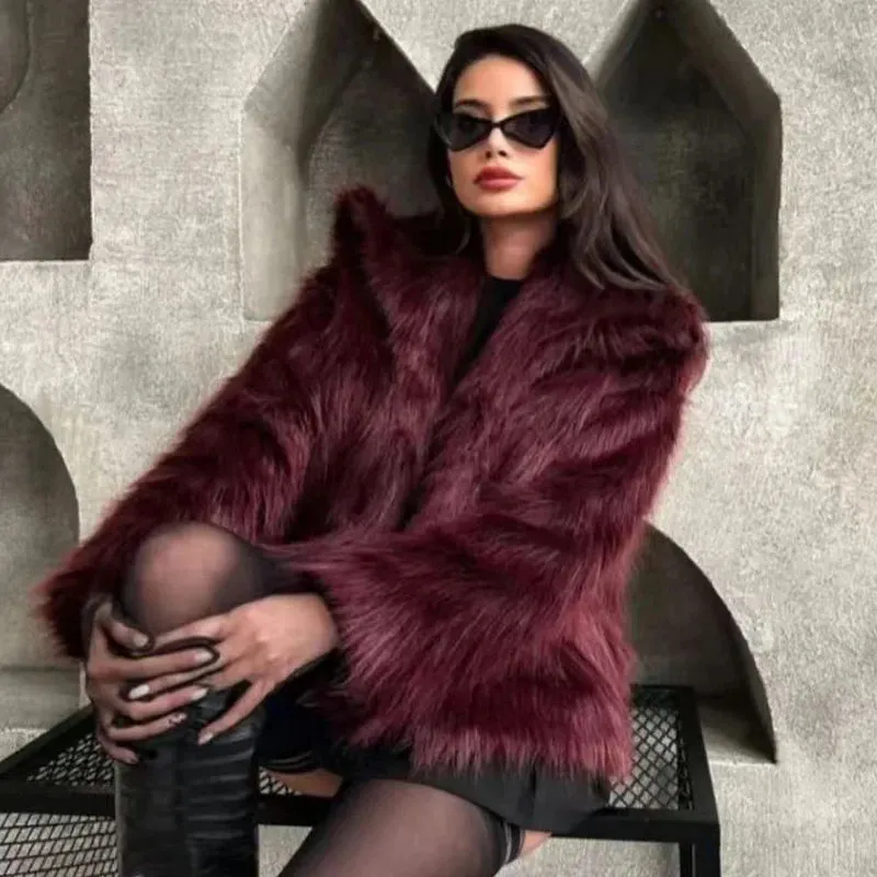 Luxe Faux Fur Glam Jacket