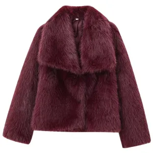 Luxe Faux Fur Glam Jacket