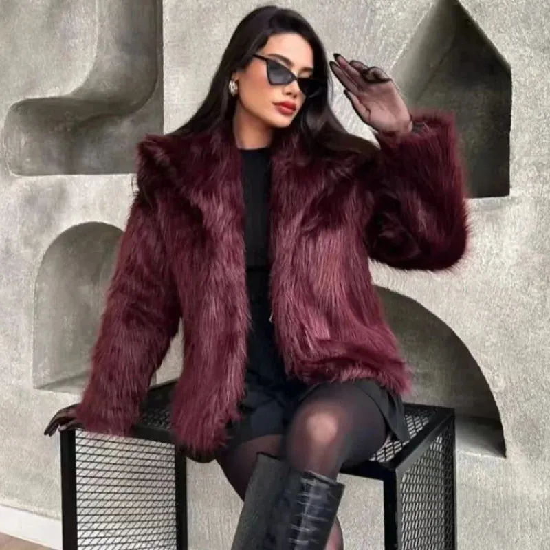 Luxe Faux Fur Glam Jacket