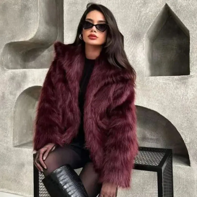 Luxe Faux Fur Glam Jacket