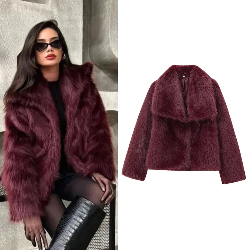 Luxe Faux Fur Glam Jacket