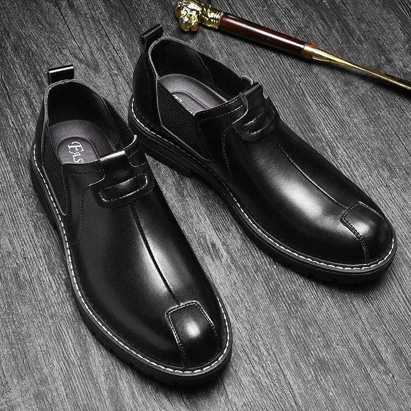 Men's Leather Shoes Outdoor Leisure British Martin Boots