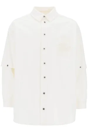 Off White Off-White convertible overshirt with 90's