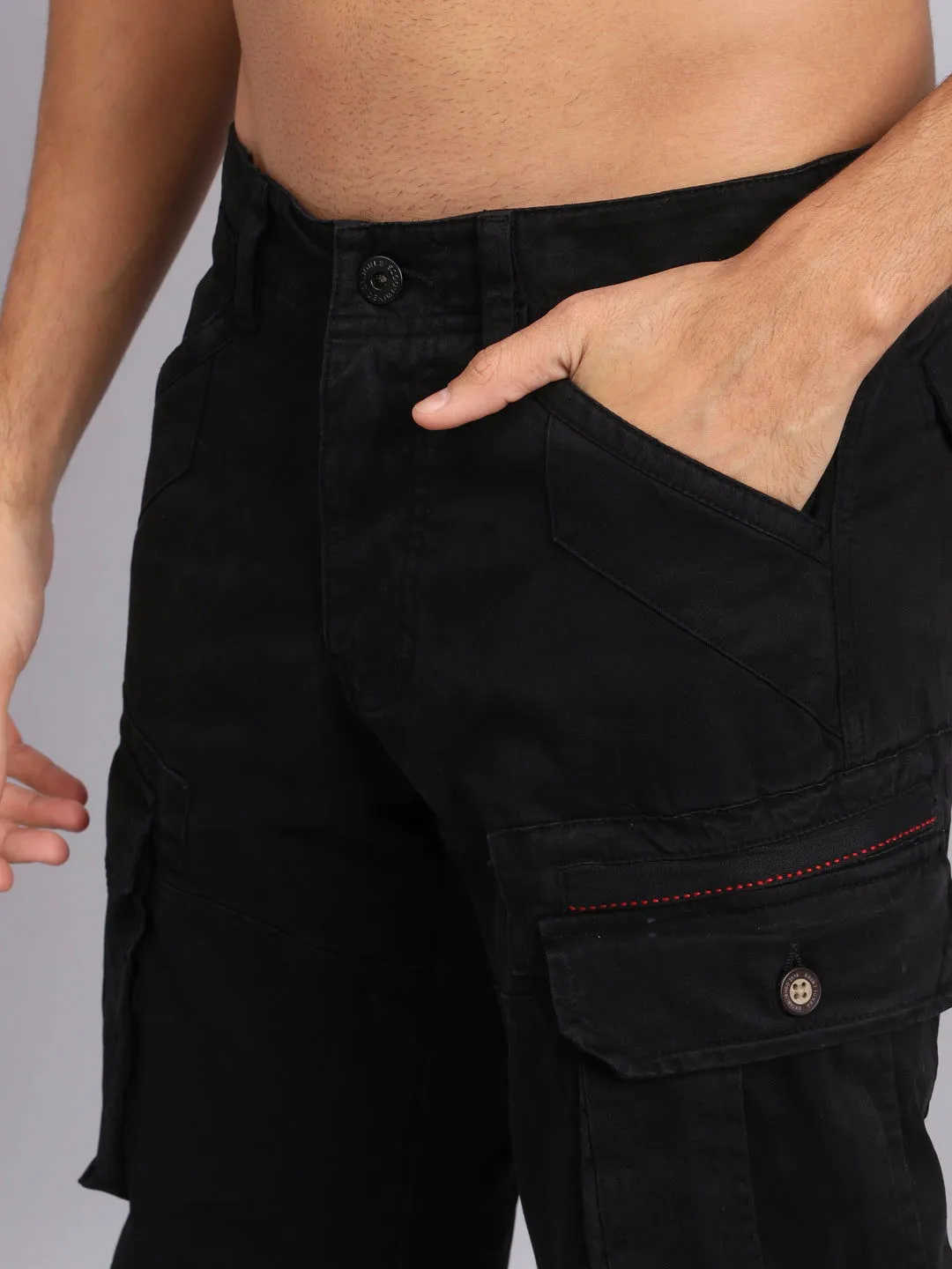 ORGANIC COTTON SLIM CARGO PANTS