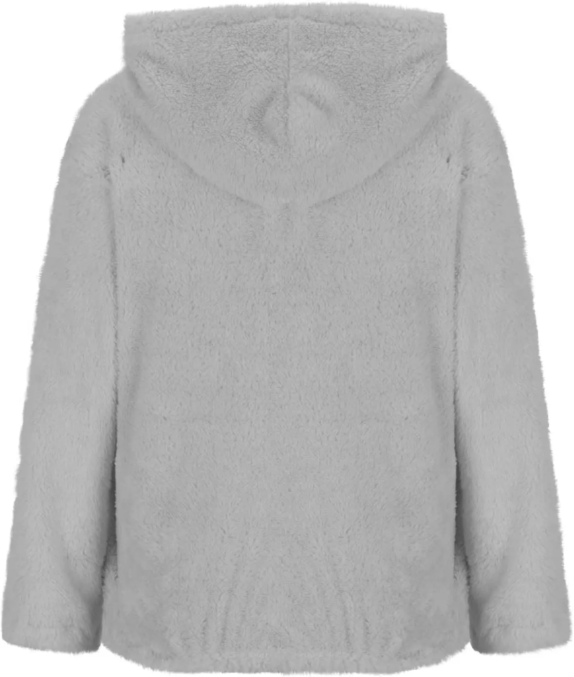 Oversized Fuzzy Fleece Hoodies For Women Warm Long Sleeve Sherpa Pullover Sweatshirts Winter Tops With Pockets