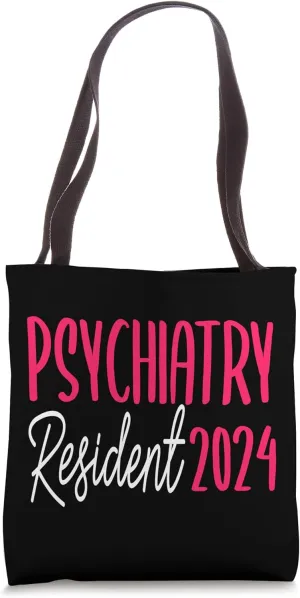Psychiatry Resident 2024 Match Day Psychiatrist Doctor Tote Bag