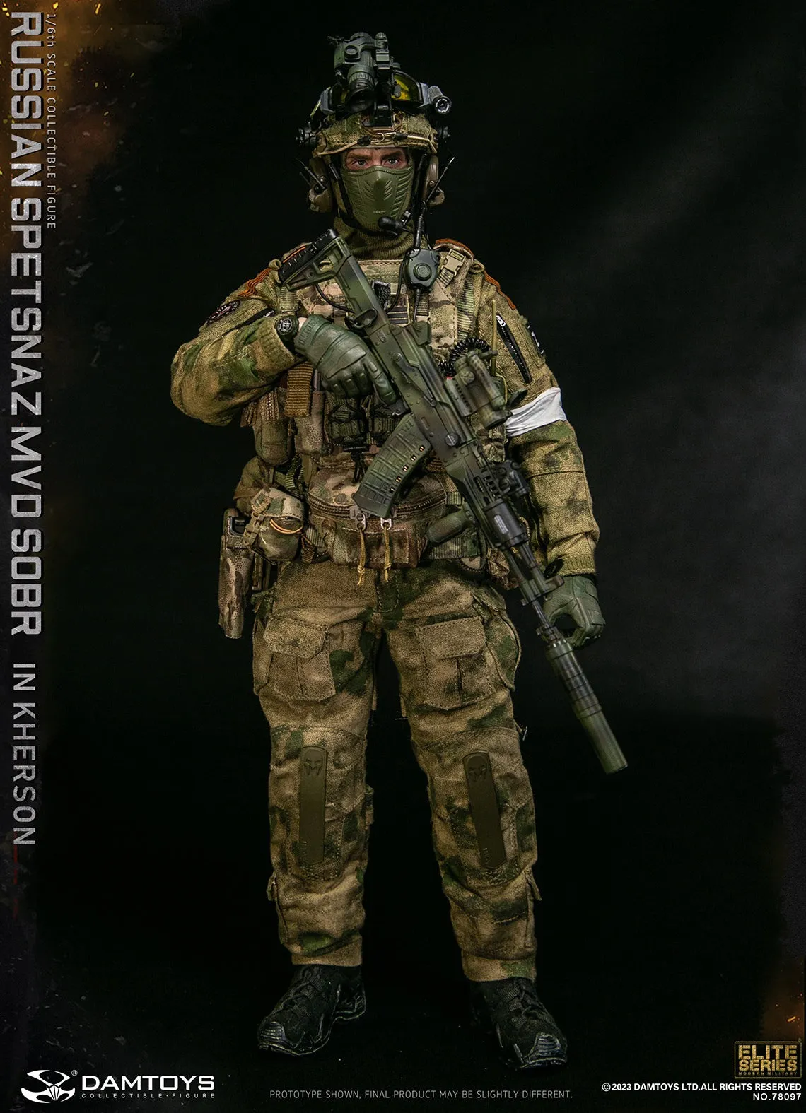 Russian Spetsnaz MVD SOBR - Camo Plate Carrier Vest w/Pouch Set