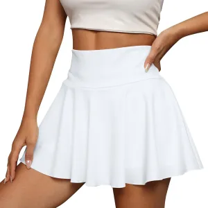 Skirts for Women Tennis High Waisted Tummy Control Pleated Athletic Golf Lightweight Short Mini Skirts for Running Sports