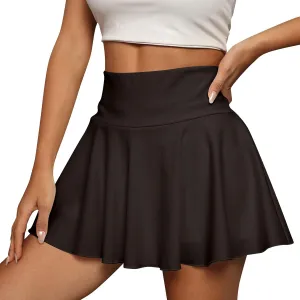 Skirts for Women Tennis High Waisted Tummy Control Pleated Athletic Golf Lightweight Short Mini Skirts for Running Sports