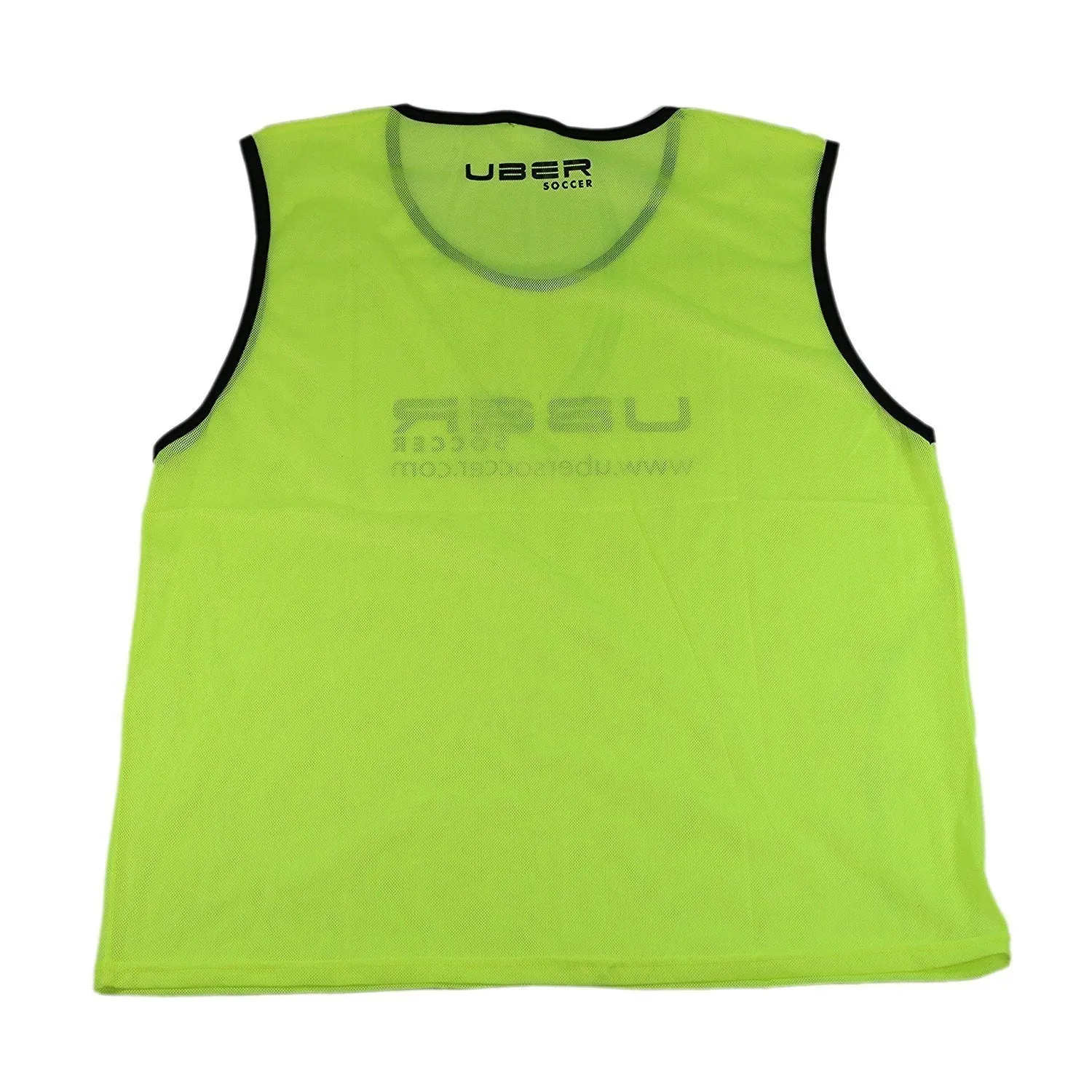 Uber Soccer Mesh Scrimmage Training Bibs - Nylon Mesh - Set of 10