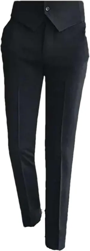 UIOKLMJH Men Slim Fit Business Dress Suit Pants Solid Color Spring Formal Trousers Dress Pants