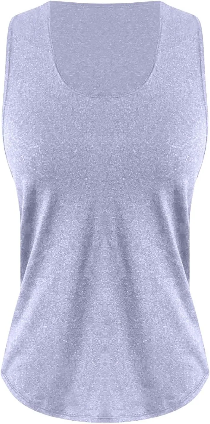 Women Camisole Adjustable Tank Top Yoga T Shirt Running Gym Sports Tops Camisole Summer Casual Sleeveless Shirts