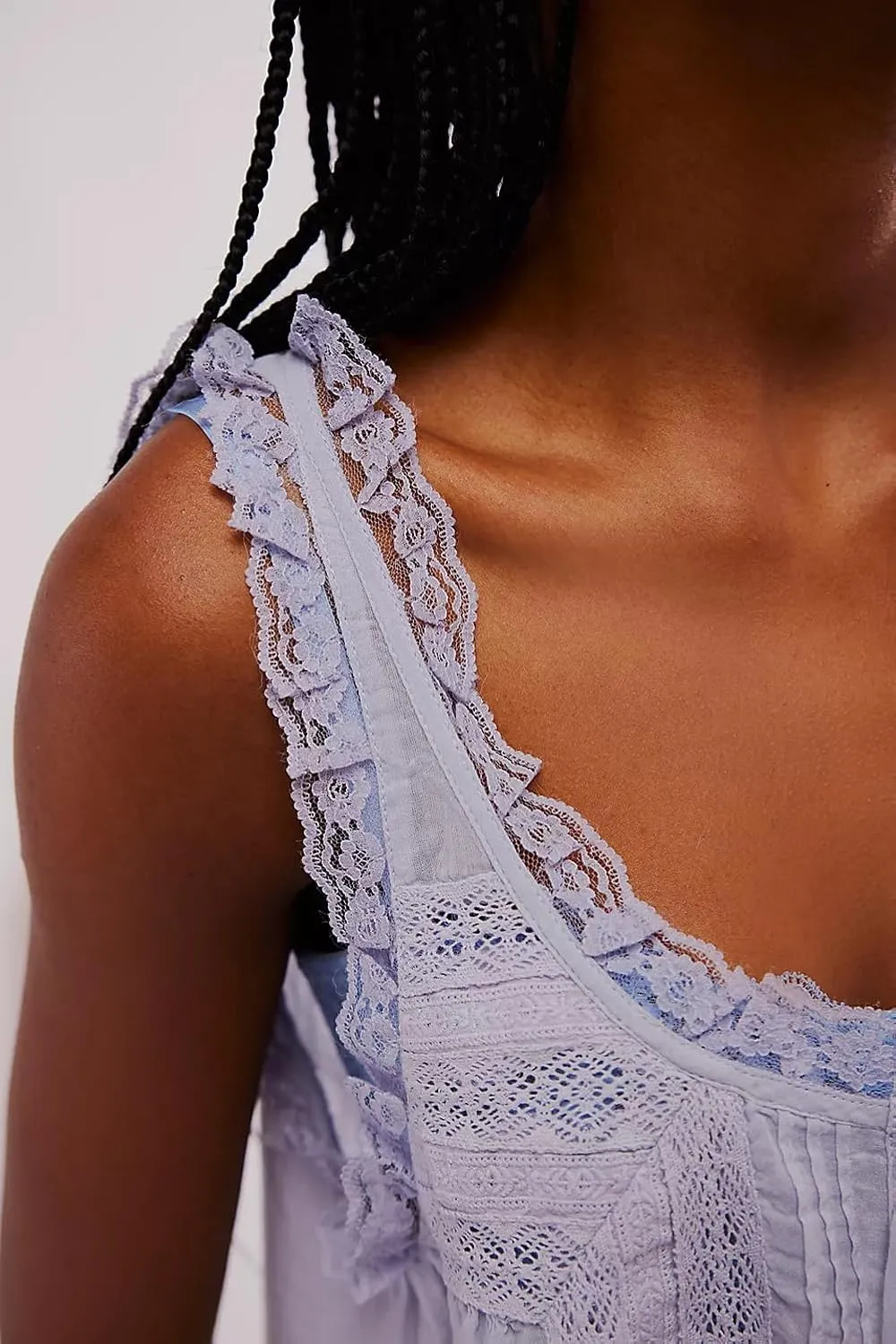 Women Tie Front Lace Trim Vest Tank Semi-Sheer Summer Going Out Tops Cute Sleeveless Blouse Y2k Cami Shirt