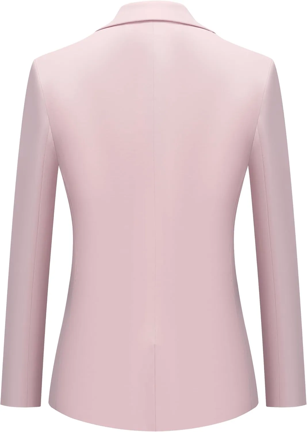 Women's Casual Blazer 2 Buttons Notch Lapel Open Front Long Sleeve Blazers Business Office Work Suit Jackets