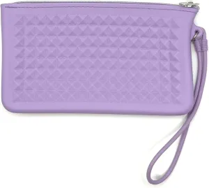 Women's Pyramids Plastic Wristlet Wallet | Vegan